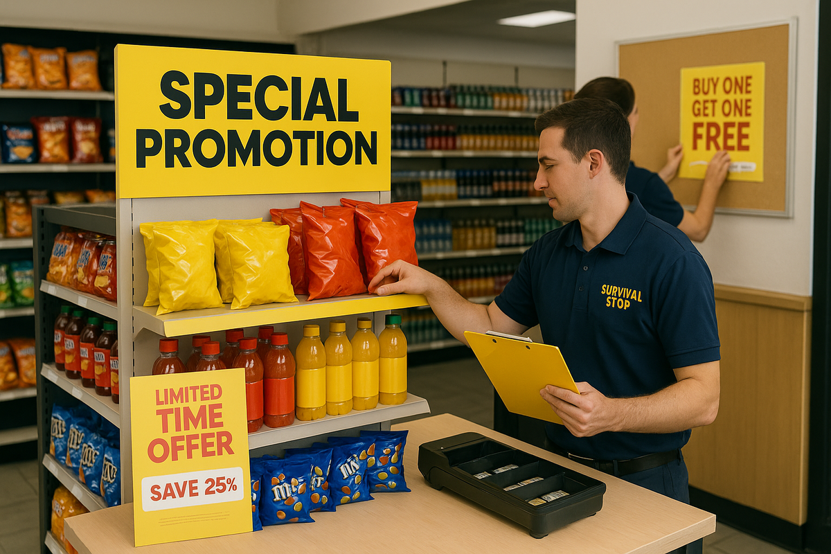 How to Set Up a Store Promotion in a Convenience Store