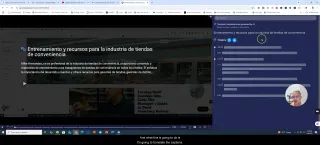 Selecting Spanish language for captions